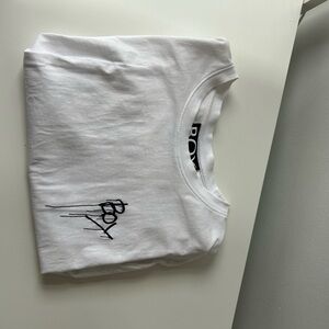BOY LONDON White Graphic T-Shirt medium